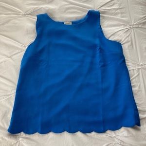 J.Crew Scalloped Tank